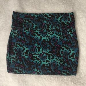 Cheetah print pencil skirt